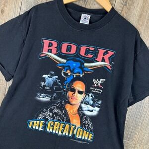 WWF The Rock Vintage 2000 T-Shirt Mens Large The Great One Wrestling
